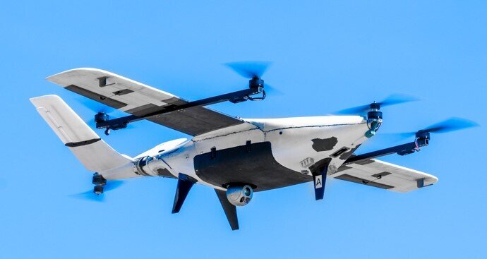 Aerialoop VTOL delivery drone in flight
